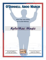 O'Donnell Aboo March Concert Band sheet music cover
